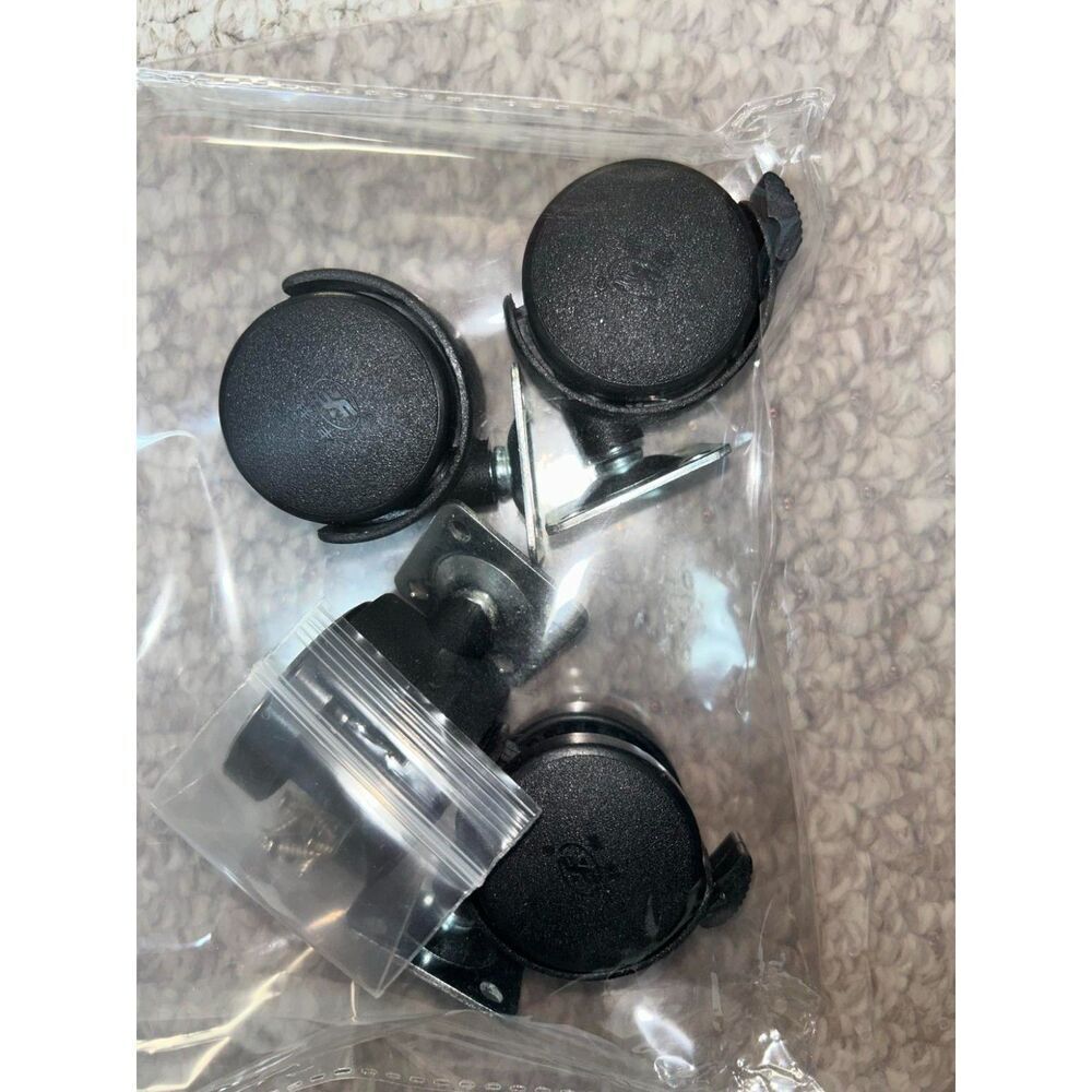 Four casters wheels for Michael's craft storage tower